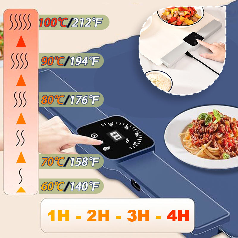 Foldable Electric Warming Tray for Food