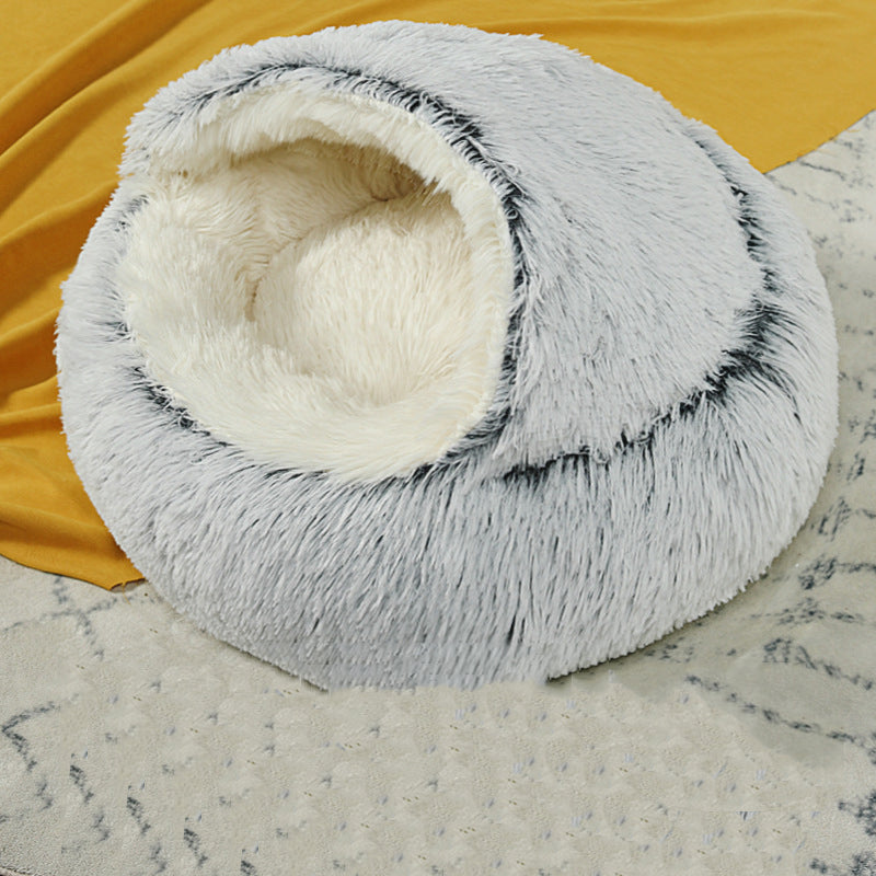 🐶Pluffy bed for dogs and cats - Cozy plush nest-49% OFF😽