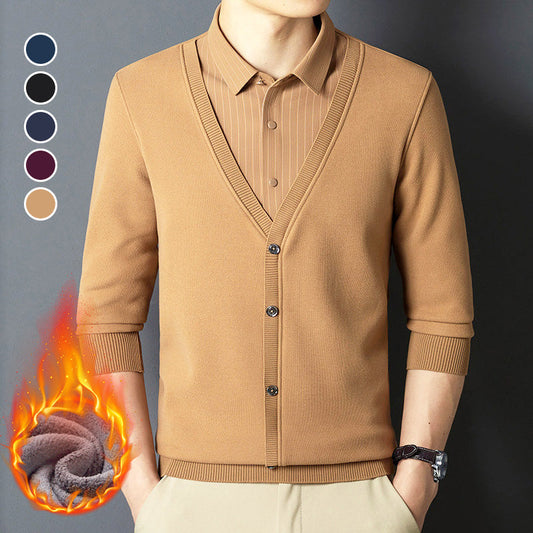 [Best gift] Men’s Business Casual Thermal Cardigan