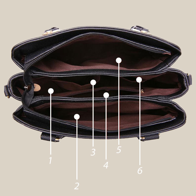 Women’s Elegant Handbag with Tassel Pendant