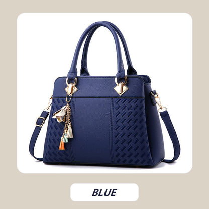 Women’s Elegant Handbag with Tassel Pendant
