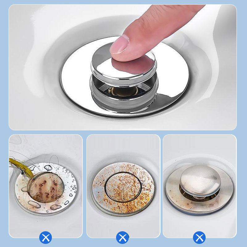 Universal Bathroom Anti-Clogging Pop-Up Sink Stopper