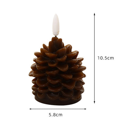 🎅Christmas promotion 49% OFF🎄Flameless LED Pine Cone Candles for Holiday Decor