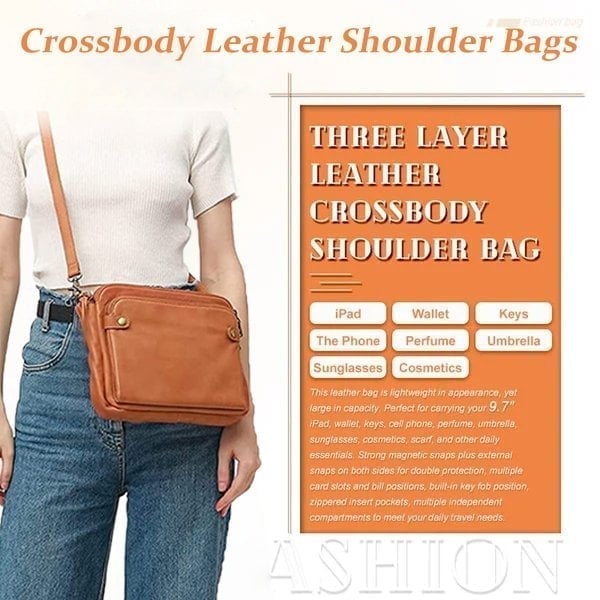 🔥45% OFF-Crossbody Leather Shoulder Bags and Clutches