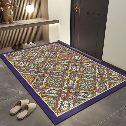 Bohemian Geometric Door Mat for Entryway