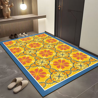 Bohemian Geometric Door Mat for Entryway