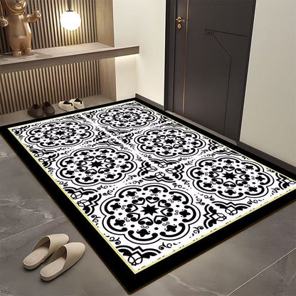 Bohemian Geometric Door Mat for Entryway