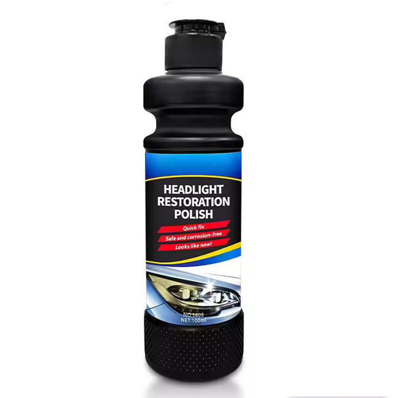 Automotive Headlight Restoration Polish Fluid