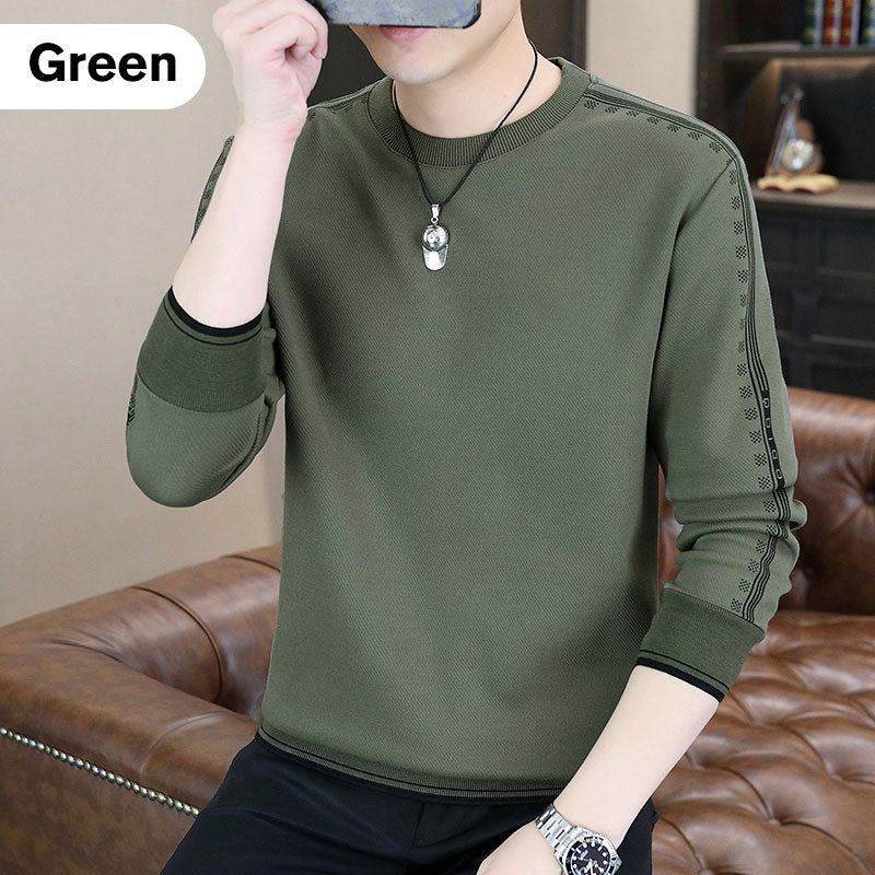 Men's Crewneck Warm Lined Sweatshirt