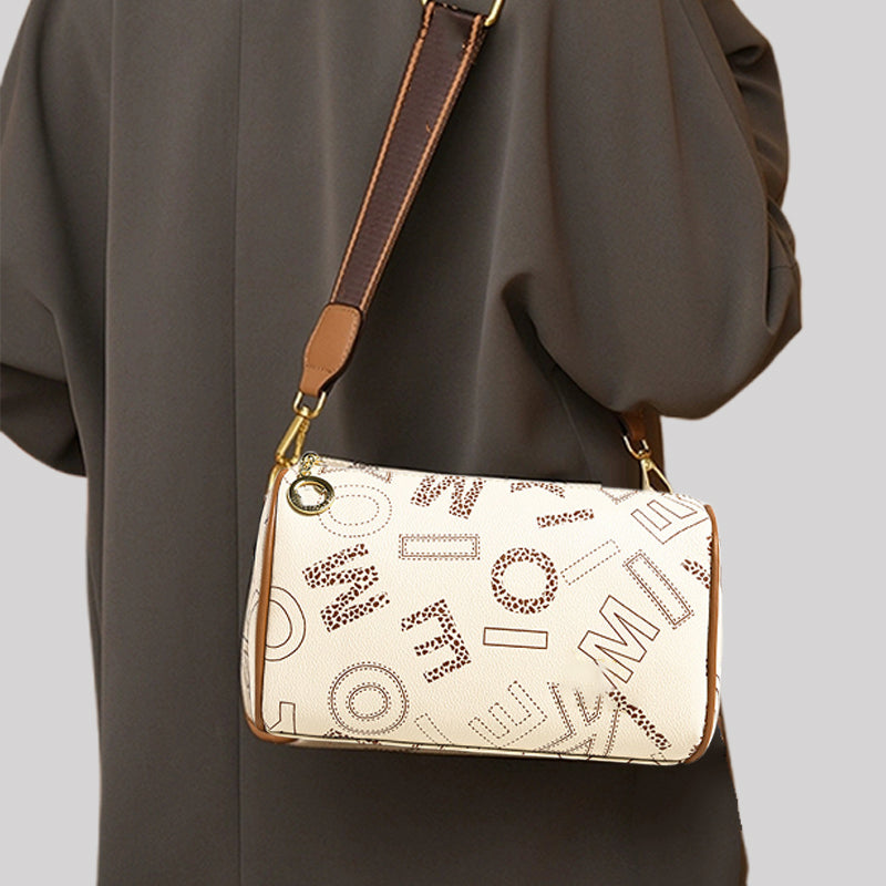 Letter Print Crossbody Bag for Women