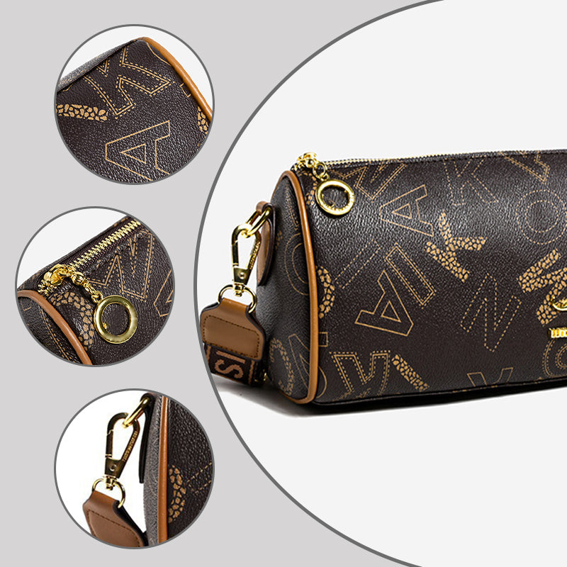 Letter Print Crossbody Bag for Women