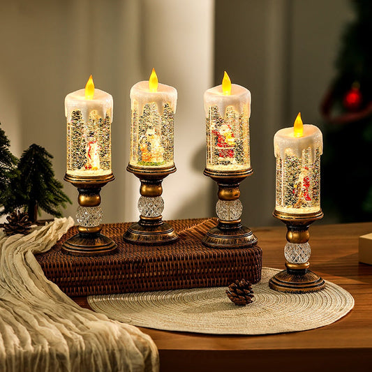 🎅Hot Promotion 50% Off🎅Christmas Candle Night Light🕯️