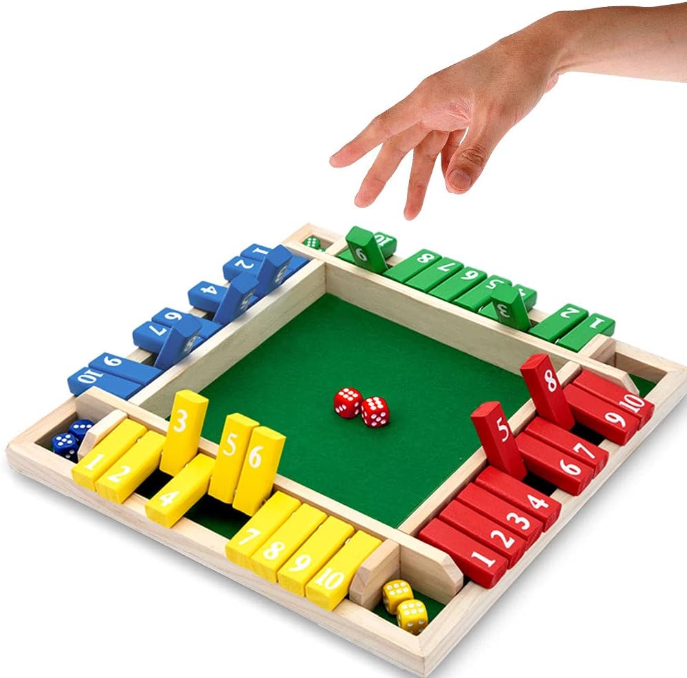 【💥Final 3-hour Preferential Deal 💥】🎉FUN FAMILY GAMES - Shut The Box Board Game