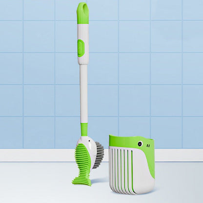 💥Wall-Mounted Suction Cup Toilet Cleaning Brush Set💦