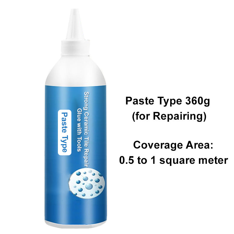 Strong Ceramic Tile Repair Glue with Tools