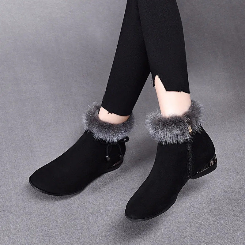 ❄️Winter Specials❄️ Fashionable, warm, thick and non-slip ankle boots for women