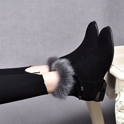 ❄️Winter Specials❄️ Fashionable, warm, thick and non-slip ankle boots for women