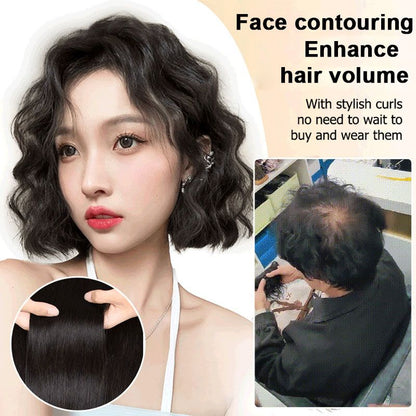 Elegant Curly Hairpiece - Cover Gray Hair/ Increase Hair Volume