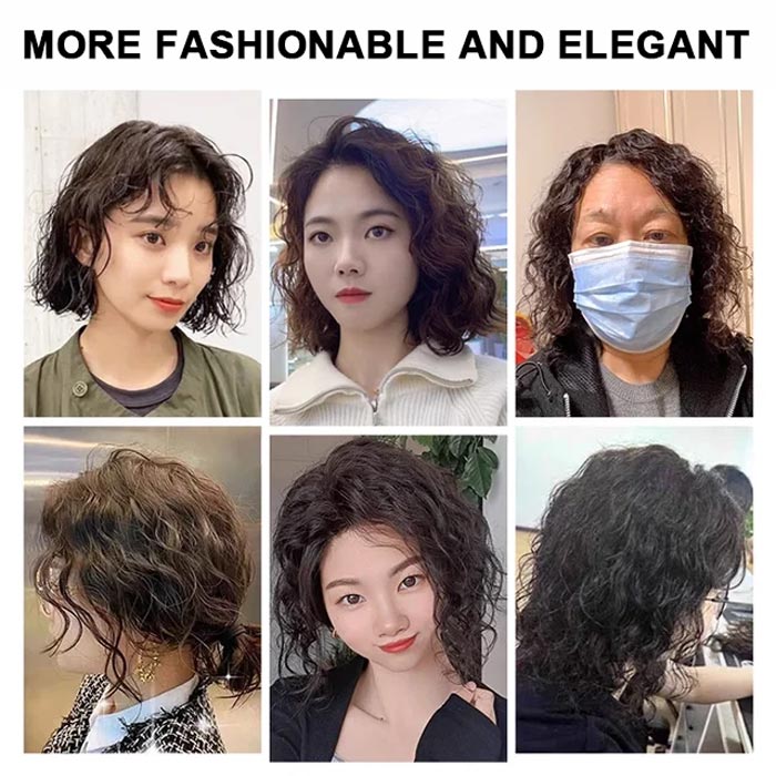 Elegant Curly Hairpiece - Cover Gray Hair/ Increase Hair Volume