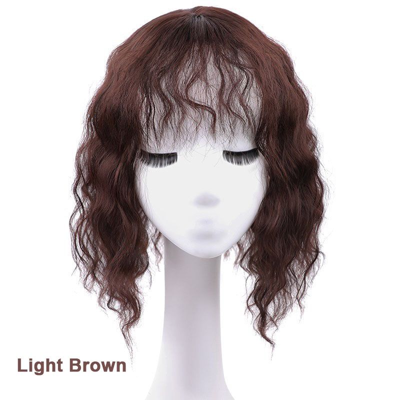 Elegant Curly Hairpiece - Cover Gray Hair/ Increase Hair Volume