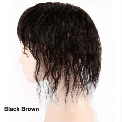 Elegant Curly Hairpiece - Cover Gray Hair/ Increase Hair Volume