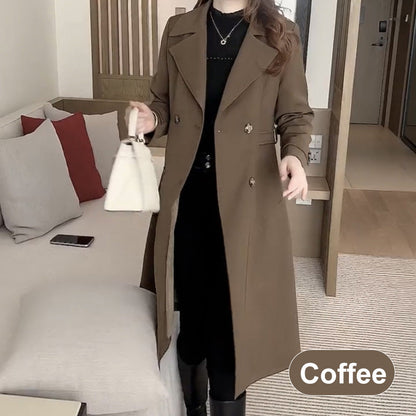 🔥Limited Time 50% Off 🔥Women's Elegant Warm Trench Coat