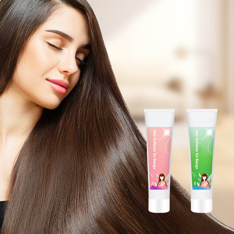 Long-Lasting Hair Softener for Bangs