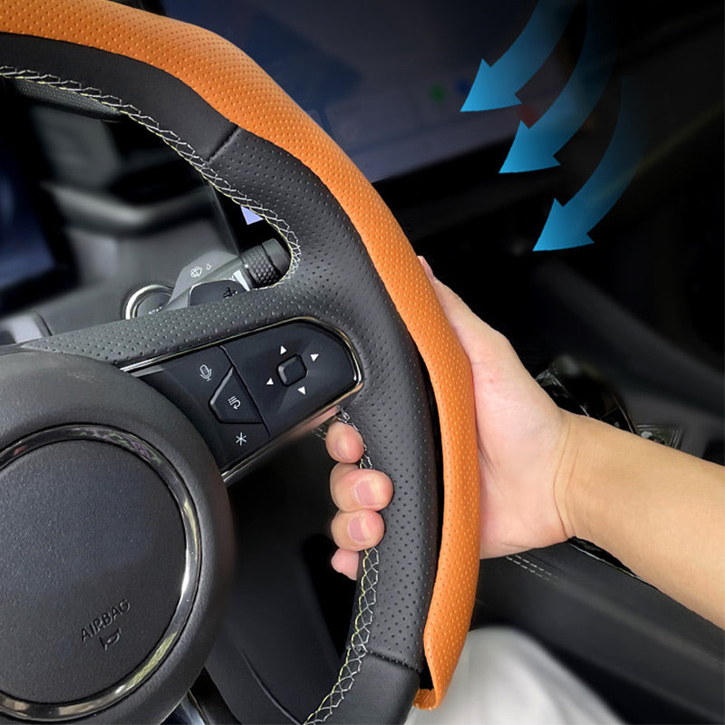 ✨Get 50% off✈️Breathable Non-Slip Ultra-Thin Steering Wheel Cover