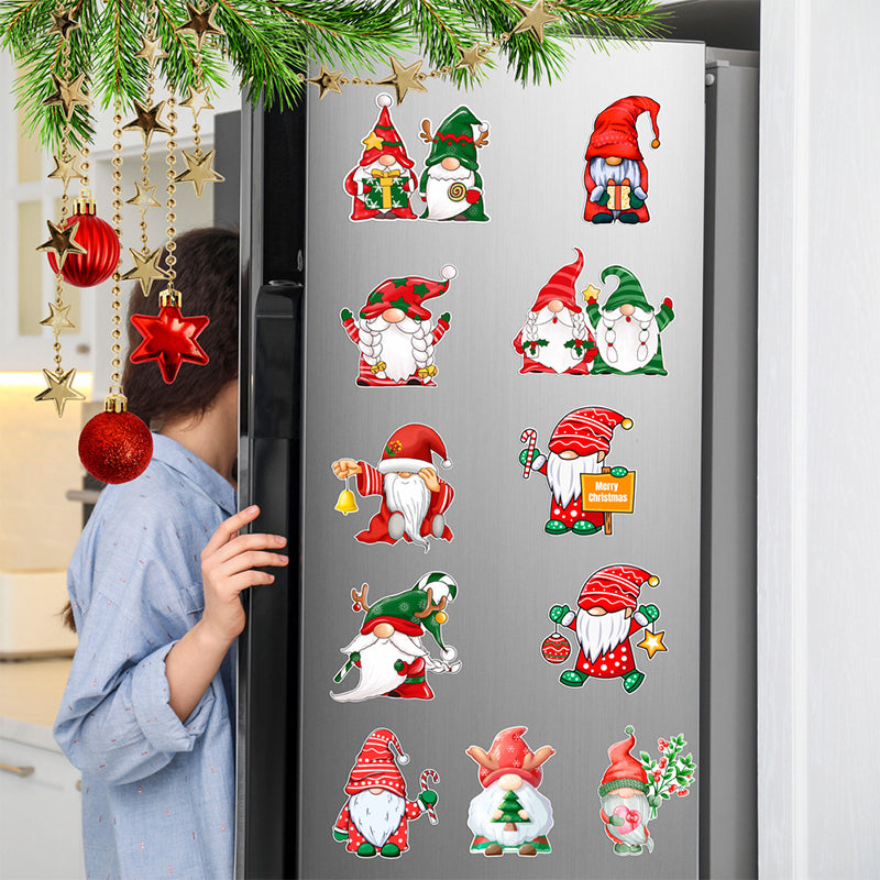 (🎅Xmas Sale 49% OFF) - 🎄Christmas 3D Cartoon Magnetic Sticker