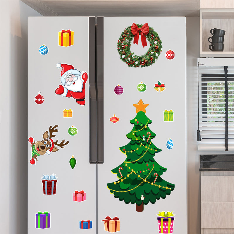 (🎅Xmas Sale 49% OFF) - 🎄Christmas 3D Cartoon Magnetic Sticker