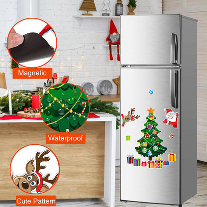 (🎅Xmas Sale 49% OFF) - 🎄Christmas 3D Cartoon Magnetic Sticker