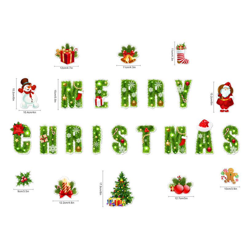 (🎅Xmas Sale 49% OFF) - 🎄Christmas 3D Cartoon Magnetic Sticker