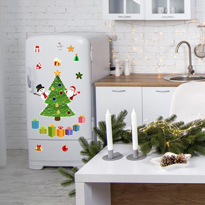 (🎅Xmas Sale 49% OFF) - 🎄Christmas 3D Cartoon Magnetic Sticker