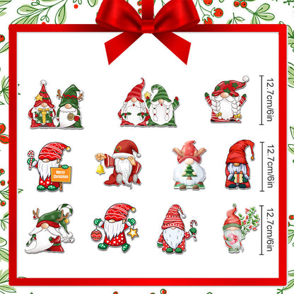 (🎅Xmas Sale 49% OFF) - 🎄Christmas 3D Cartoon Magnetic Sticker