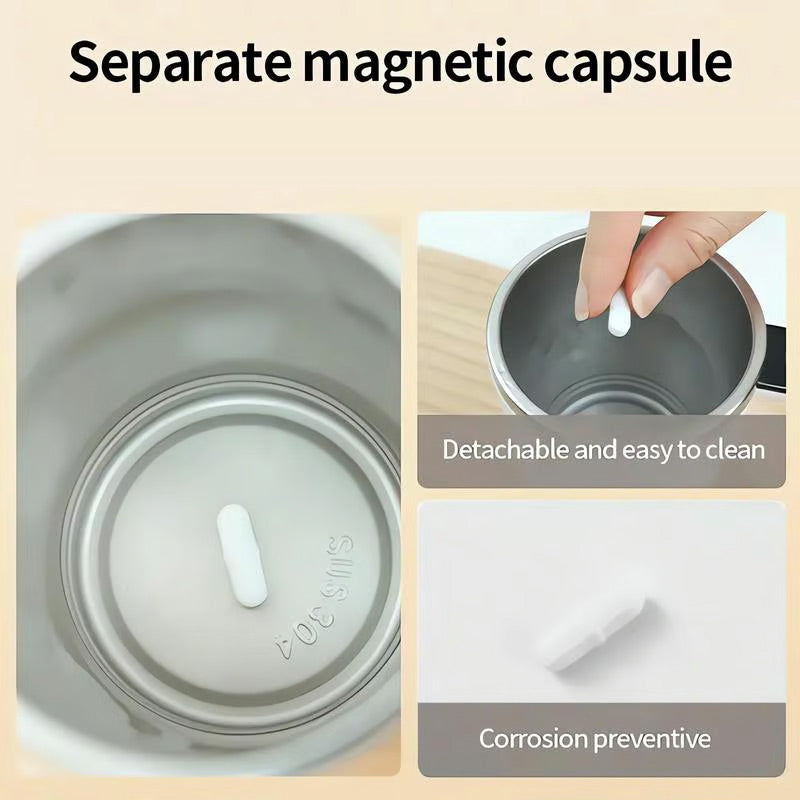 🏆Flash Sale⚡50K+ SOLD! 💥☕ Rechargeable Automatic Magnetic Stirring Coffee Mug Set