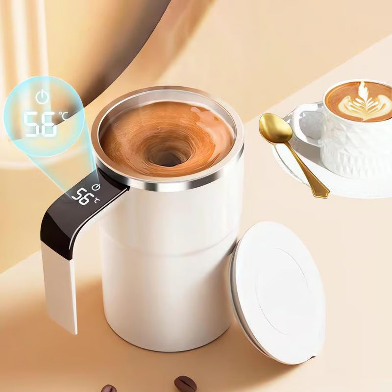 🏆Flash Sale⚡50K+ SOLD! 💥☕ Rechargeable Automatic Magnetic Stirring Coffee Mug Set