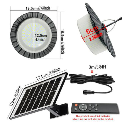 Adjustable and Waterproof Solar Pendant Light Set