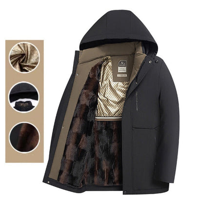 💥Christmas Special Offer💥Men’s Winter Thermal Thick Hooded Parka Coat