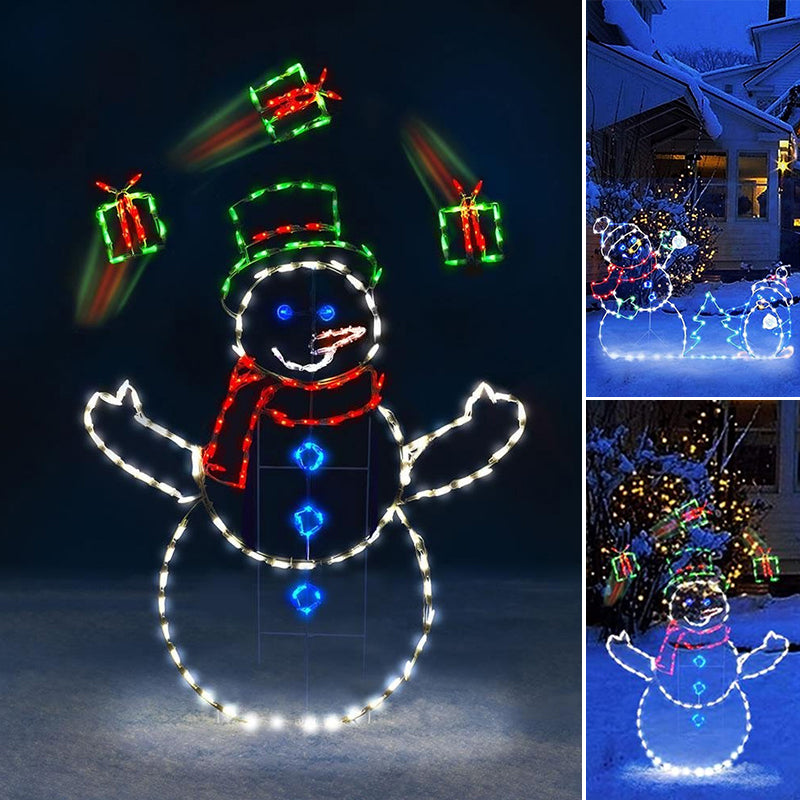 Playful Animated Snowball Light