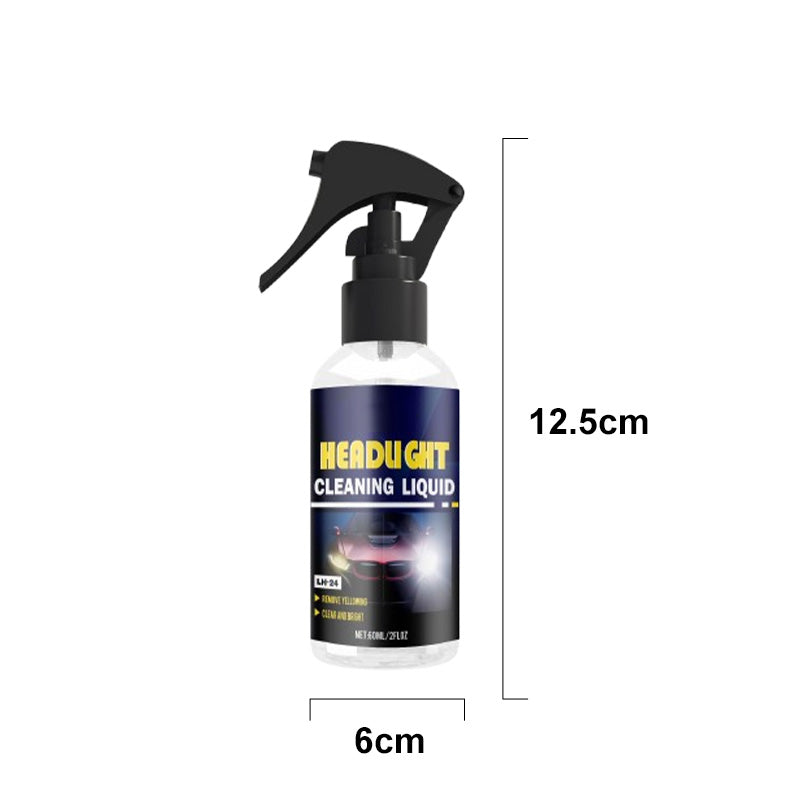 💡 Car Headlight Cleaning & Restoration Agent – Scratch Remover, UV Protection & Anti-Yellowing 🚗