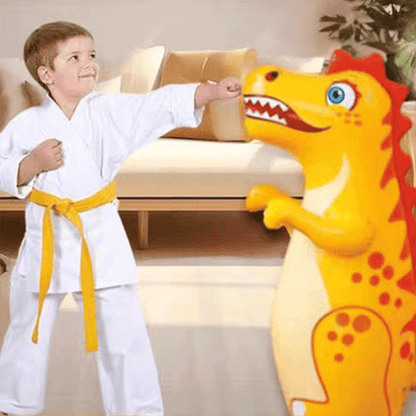 Inflatable Dinosaur Tumbler Boxing Toy for Kids