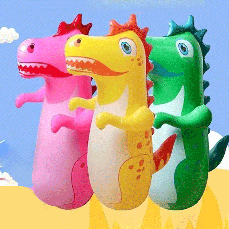 Inflatable Dinosaur Tumbler Boxing Toy for Kids