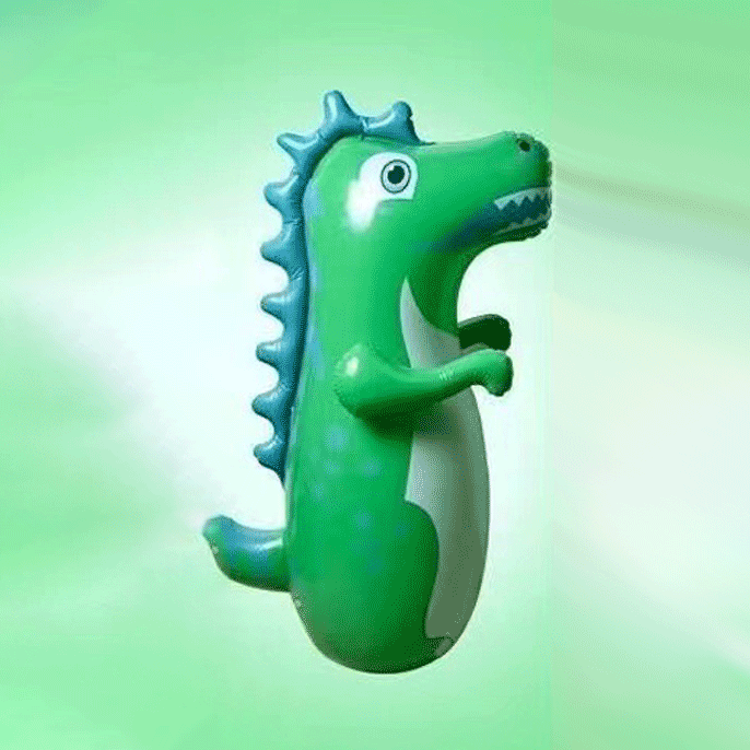 Inflatable Dinosaur Tumbler Boxing Toy for Kids