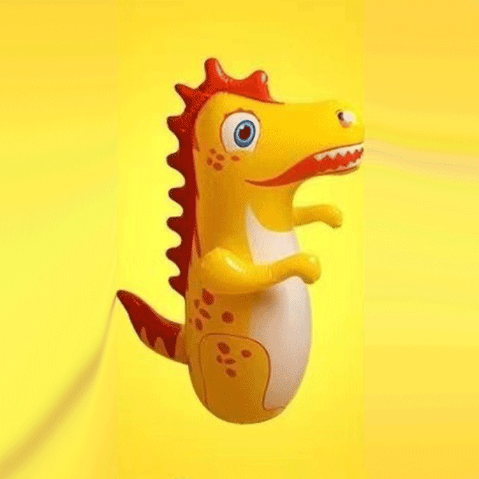 Inflatable Dinosaur Tumbler Boxing Toy for Kids