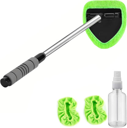 Windshield Cleaning Tool Set with Extendable Handle