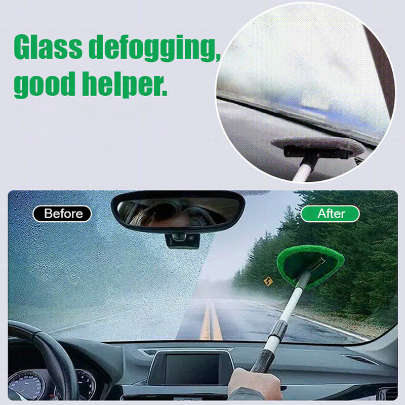 Windshield Cleaning Tool Set with Extendable Handle