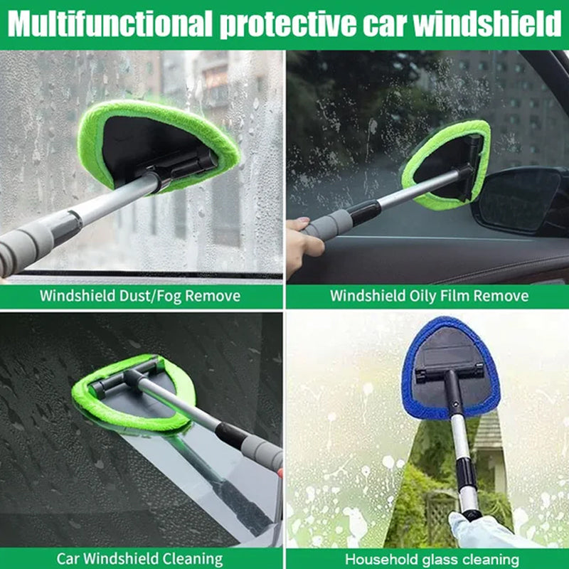 Windshield Cleaning Tool Set with Extendable Handle