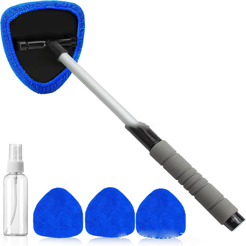 Windshield Cleaning Tool Set with Extendable Handle