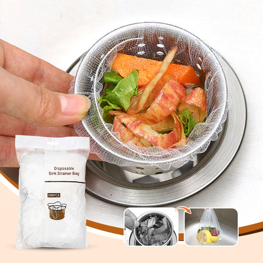 100PCS Disposable Sink Strainer Bag