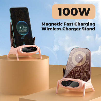 🔥CHRISTMAS SALE 49% OFF🎅100W Magnetic Fast Charging Wireless Charger Stand Set